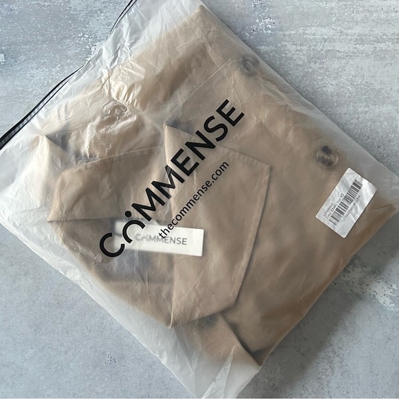 COMMENSE Double-Breasted Belted Trench Coat, Khaki XS - Picture 13 of 14